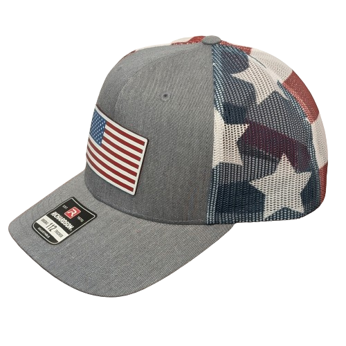 American Flag Red White Blue Patch Hat - Special Edition Patriotic Snapback