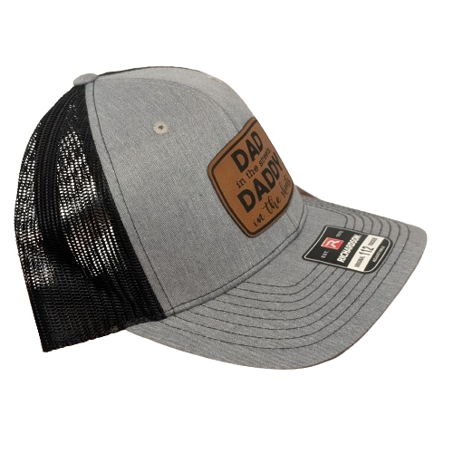 Dad in the Streets Hat - Funny Leatherette Patch Snapback