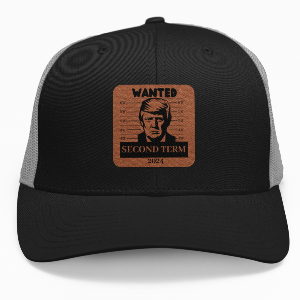 Preview of the "Trump Wanted for 2nd Term" Mug Shot Hat