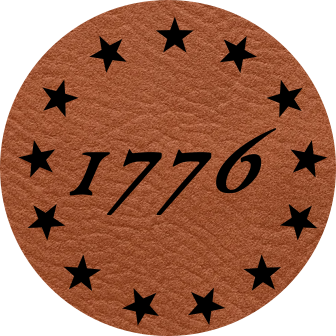 1776 Custom Hat Patch