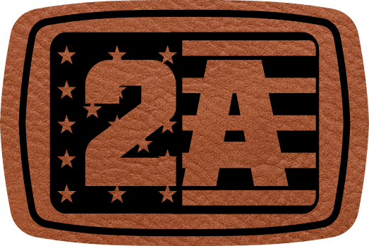 2A with American Flag Custom Hat Patch