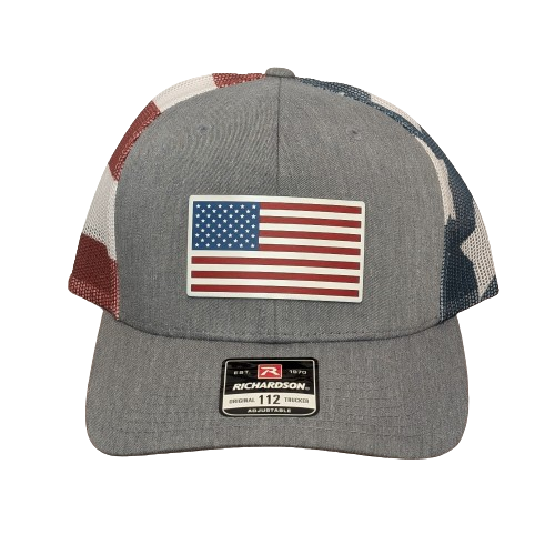 American Flag Red White Blue Patch Hat - Special Edition Patriotic Snapback