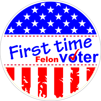 First Time Felon Voter Flag - Premium Acrylic