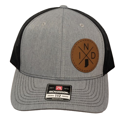 IND Raw Hide Leatherette Hat - Indiana State Pride Snapback