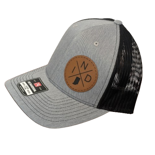 IND Raw Hide Leatherette Hat - Indiana State Pride Snapback