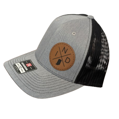 IND Raw Hide Leatherette Hat - Indiana State Pride Snapback