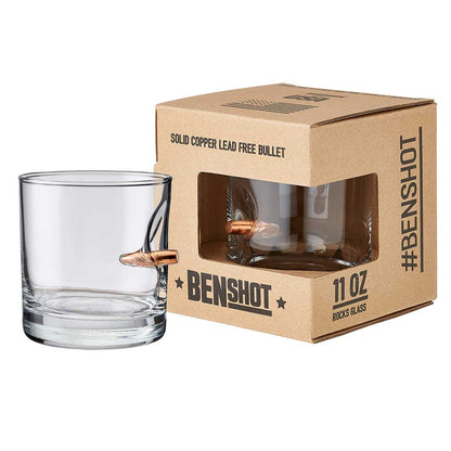 BenShot Rocks Glass - Bullet - 11oz