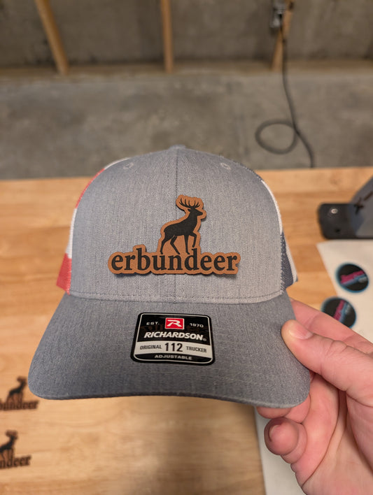 Erbundeer Logo –  Leatherette Patch Hat